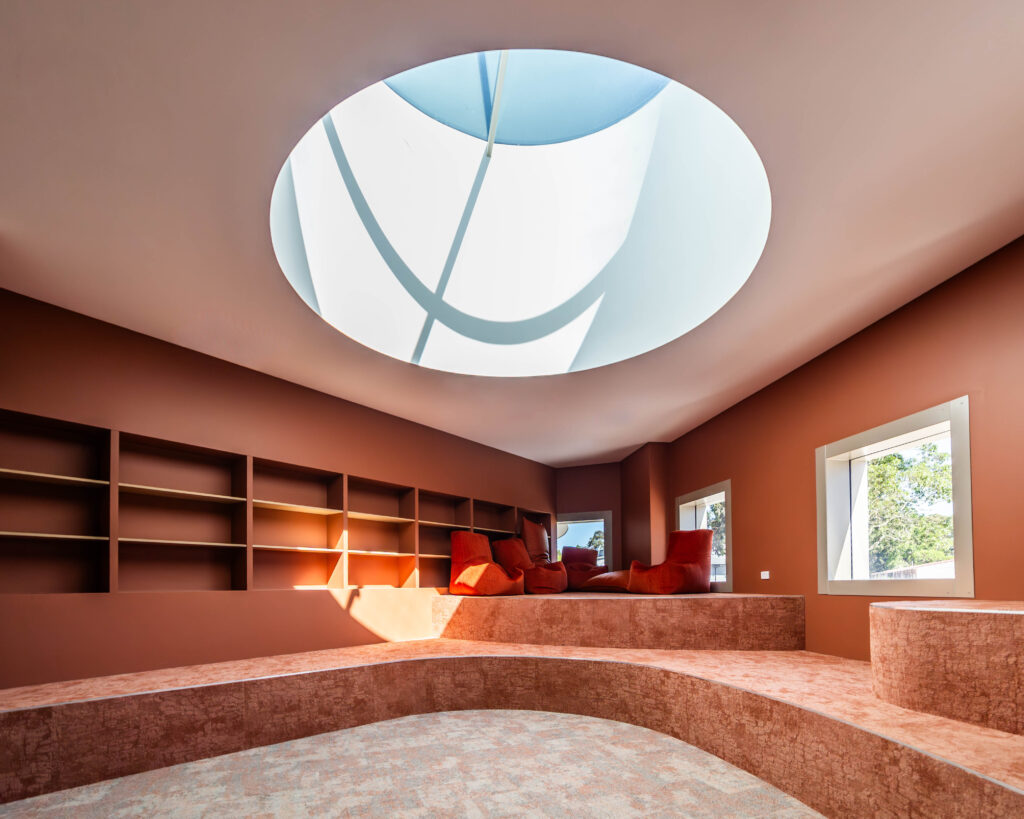 Circular timber at Macquarie College